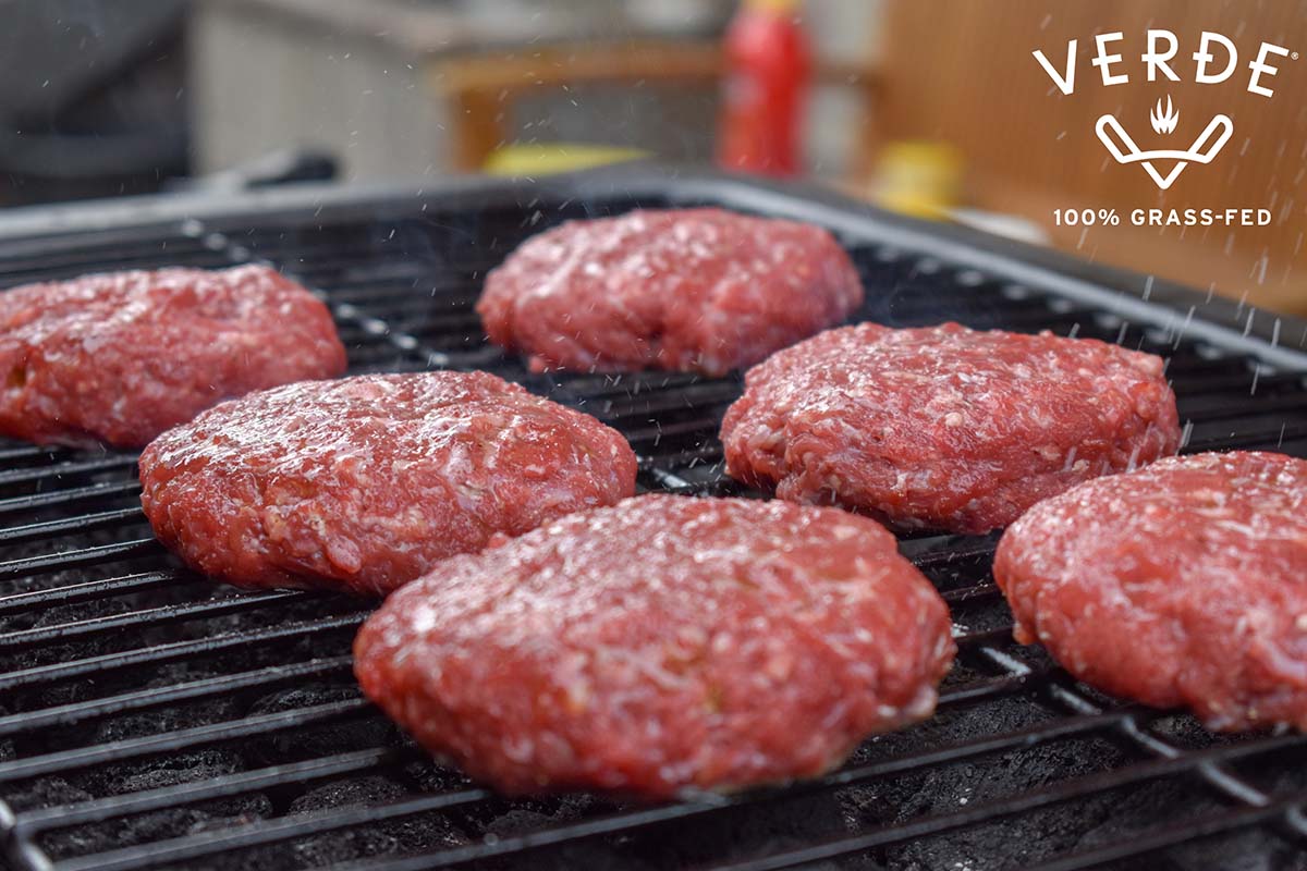 Verde Farms beef patty