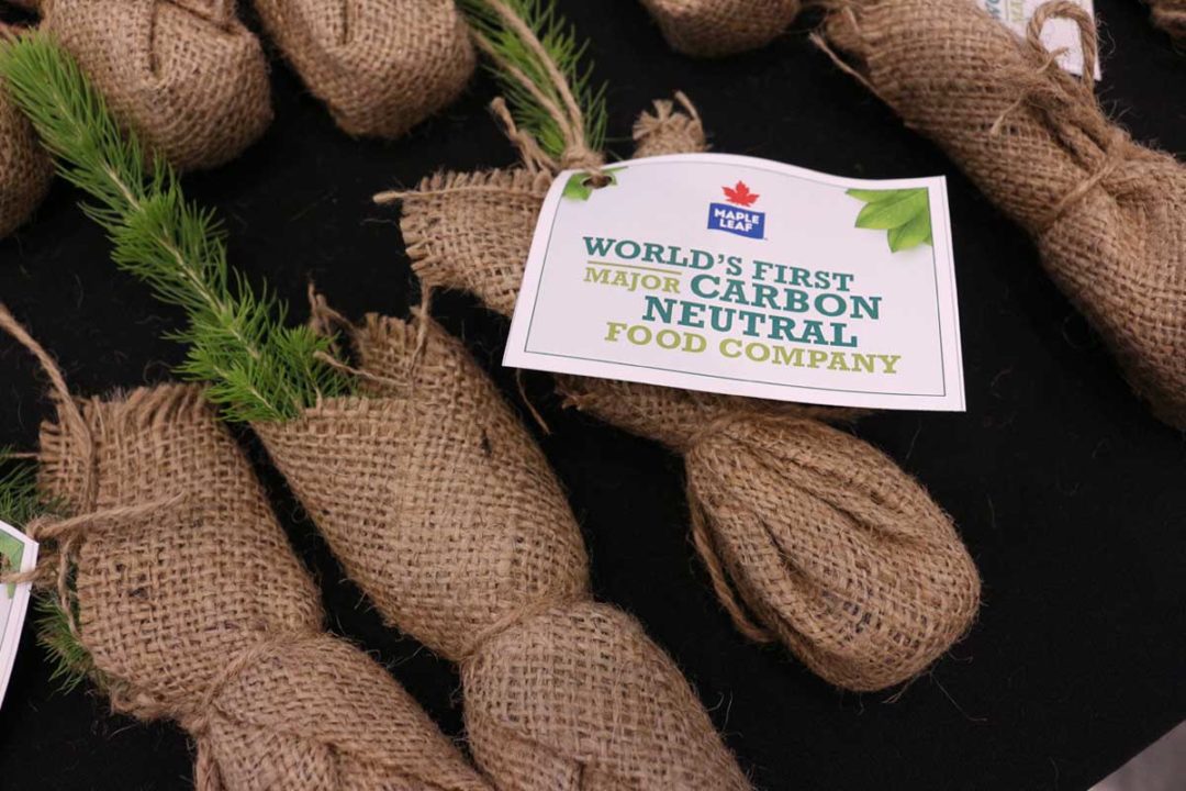 Maple Leaf Foods carbon neutral announcement