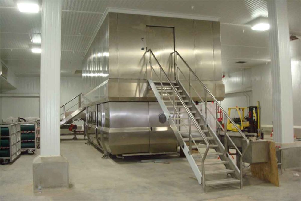 A Hiperbaric high-pressure processing unit at West Liberty Foods.