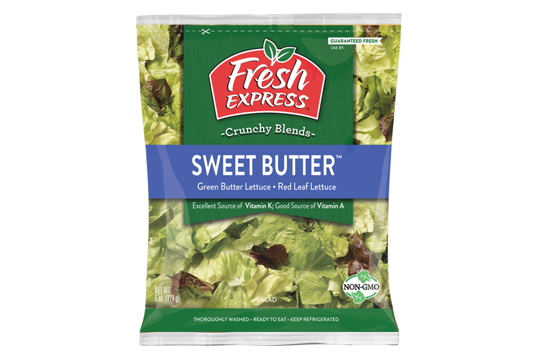 Bag of Fresh Express butter lettuce