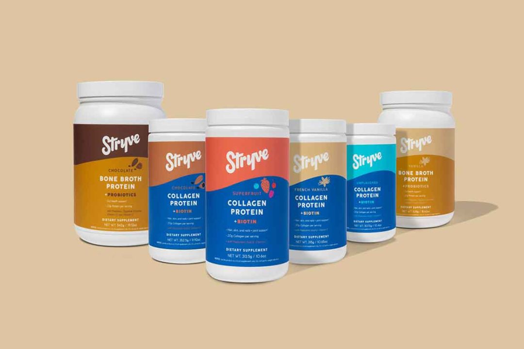 Stryve protein supplement lineup