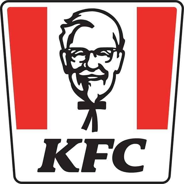Red and white Kentucky Fried Chicken logo
