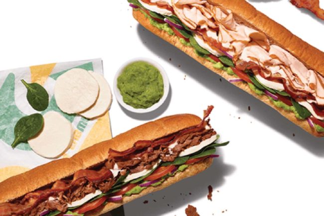 Subway's turkey and steak sandwiches