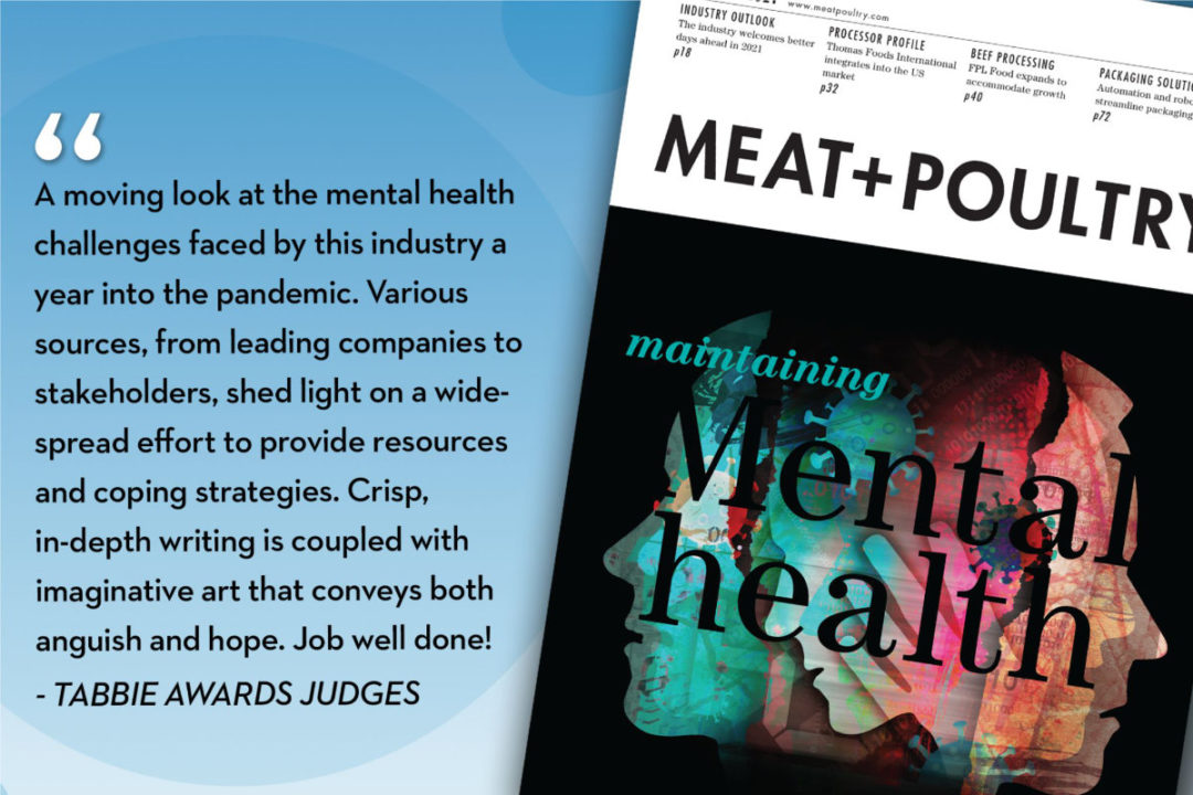 Mainting Mental Health cover story and quote