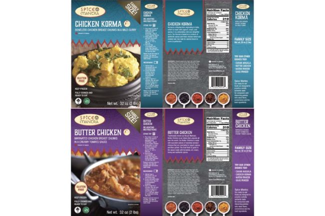 Connoisseur's Kitchen recalled products