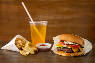 Spark's Burger Co.'s Rancher meal