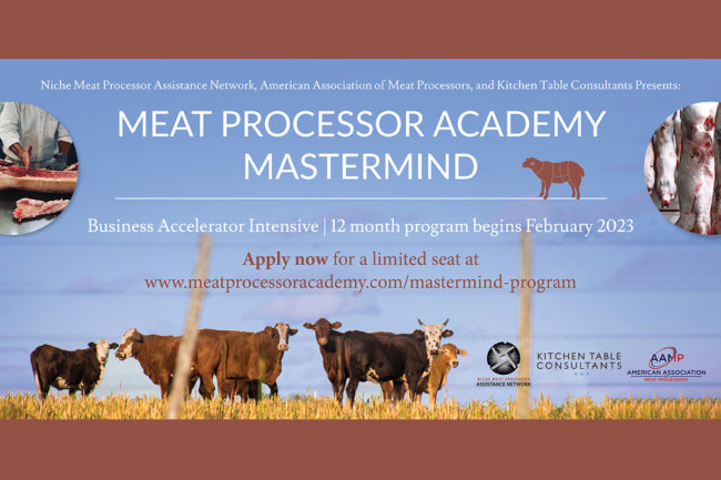 Meat Processor Academy Mastermind Program