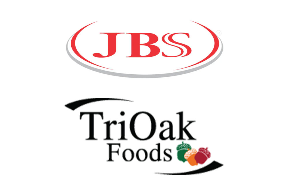 JBS and TriOaks Foods logos