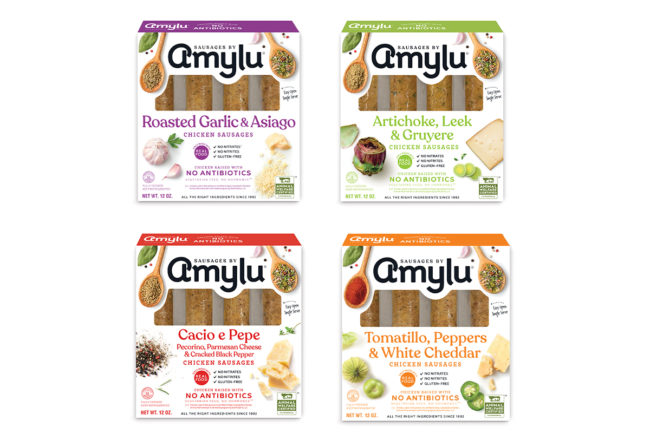 Amylu Foods' chicken sausages