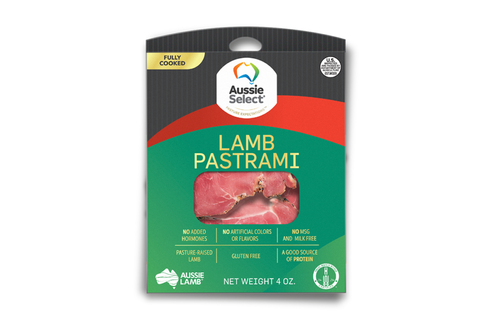 Aussie Select lamb pastrami