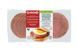 Godshall's uncured Canadian turkey bacon