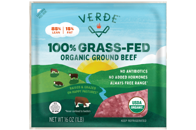 Verde Farms grass-fed organic beef