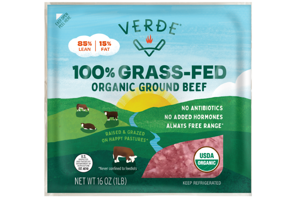 Verde Farms grass-fed organic beef