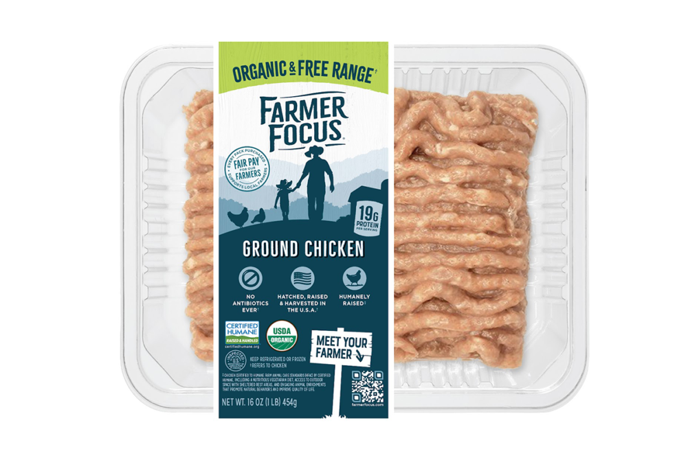 Farmer Focus organic ground chicken