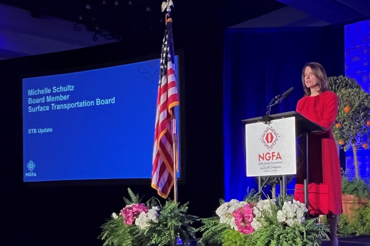 Michelle Schultz speaking at NGFA 2023 Convention