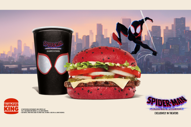Burger King Spider-verse promotion
