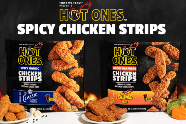 Hot Ones chicken strips