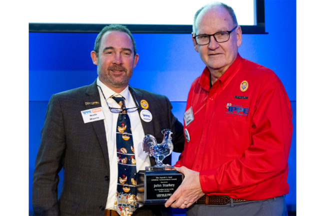 John Starkey receives the Lifeftime Achievement Award