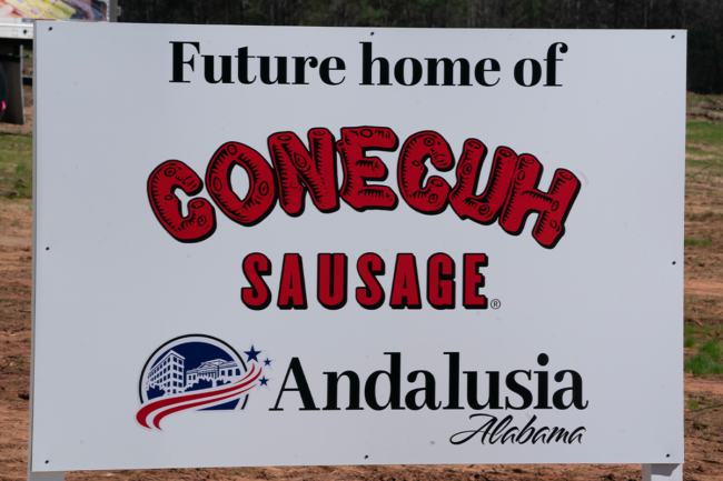 Conecuh Sausage sign