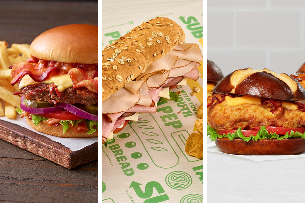 New menu items from Applebee's, Subway Restaurants and Chick-fil-A Inc.
