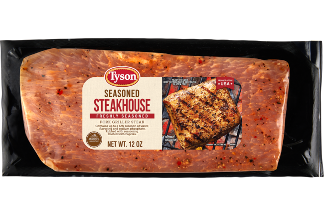 Tyson pork griller steak