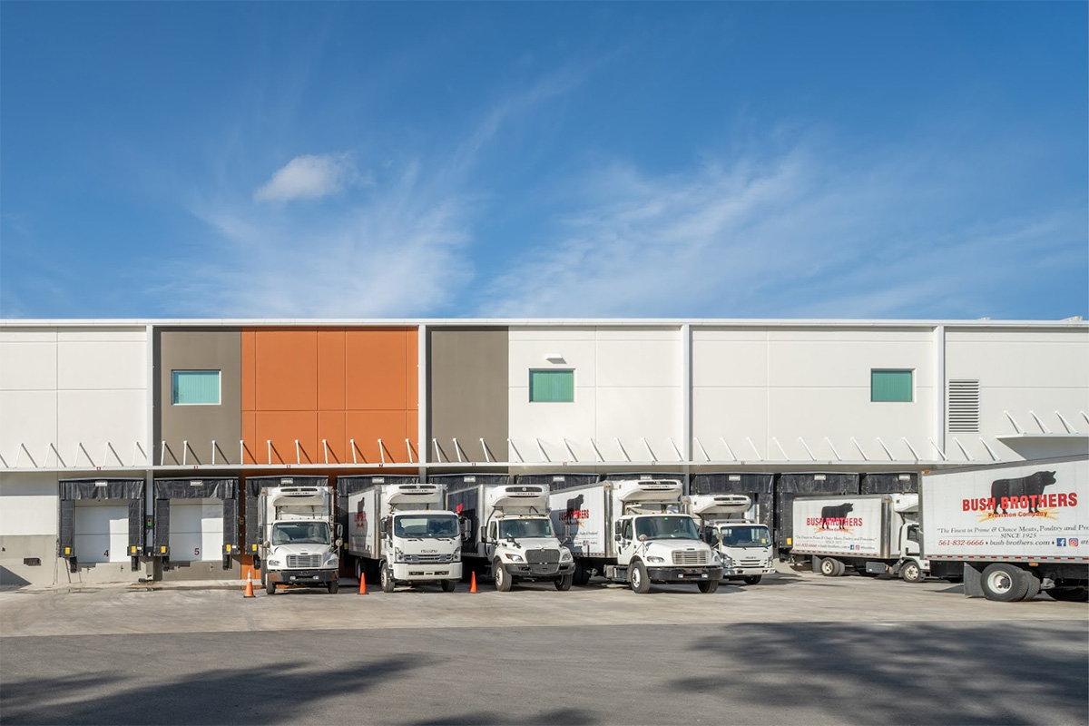 Bush Brothers distribution facility and truck fleet