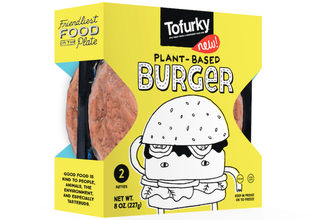 Tofurky burger
