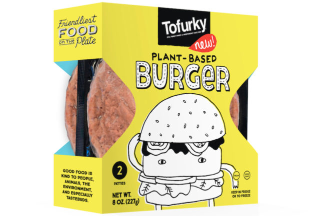 Tofurky burger