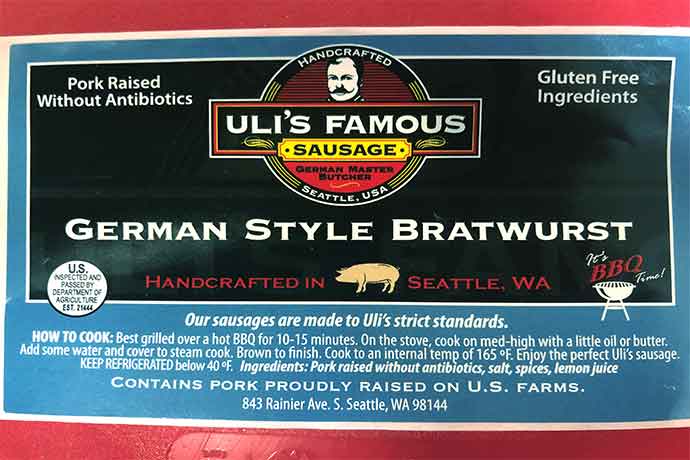 Uli's Famous Smoked Louisiana Brand Hot Link - Ulis Famous Sausage