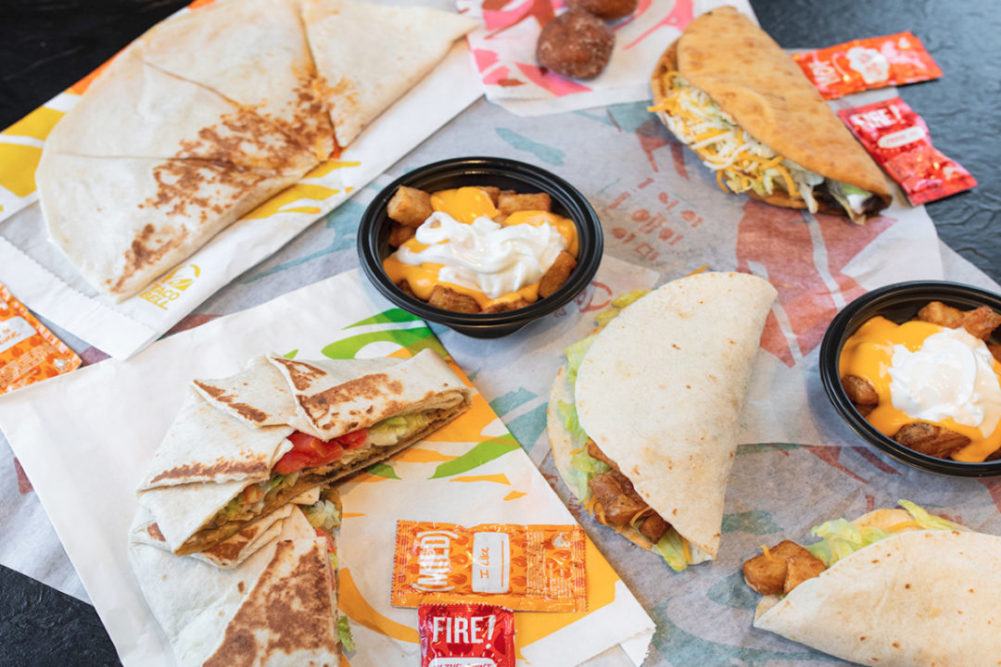 Taco Bell is considering adding plant-based protein options from Beyond Meat.