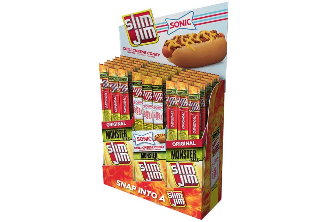 Sonic Drive-In and Slim Jim have announced a licensing partnership.