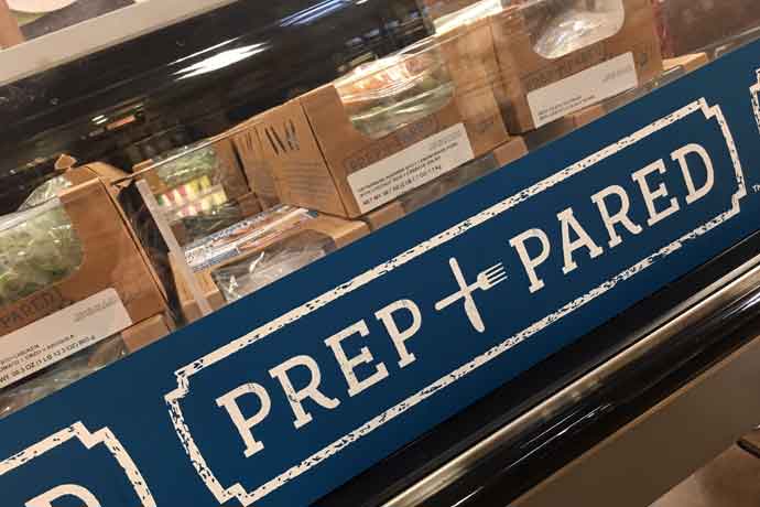 Sales of both online and in-store meal kits, like Kroger's Prep+Pared line, continue to grow.