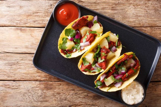 Consumers are showing a renewed interest in three global flavor favorites like tacos el pastor.