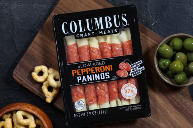 Package of Columbus Craft Meats paninos