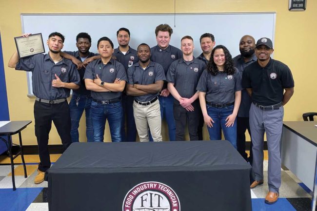 Food Industry Technical Program (FIT) graduating class of March 2021.