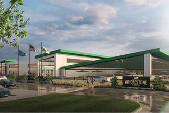 Rendering of proposed Wholestone Farms pork processing plant