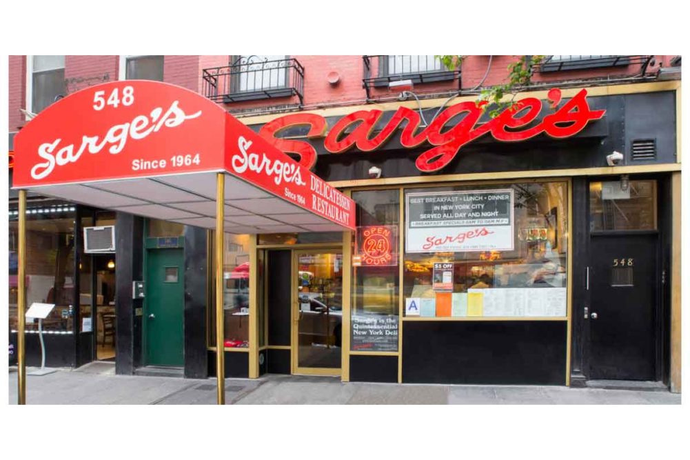 Sarge’s Delicatessen and Diner, New York, continues to be one of New York City’s “best-kept secrets.”