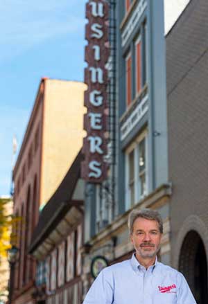 Fritz Usinger, fourth-generation owner, Usinger's