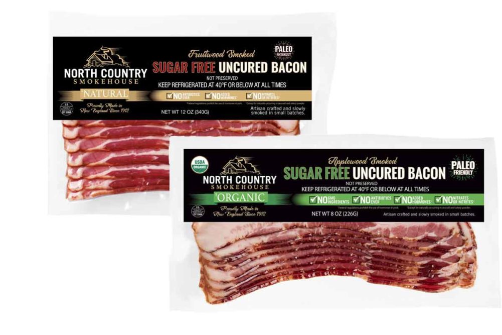 North Country Smokehouse launched a new line of sugar-free bacon.