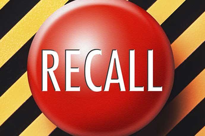 recall button graphic